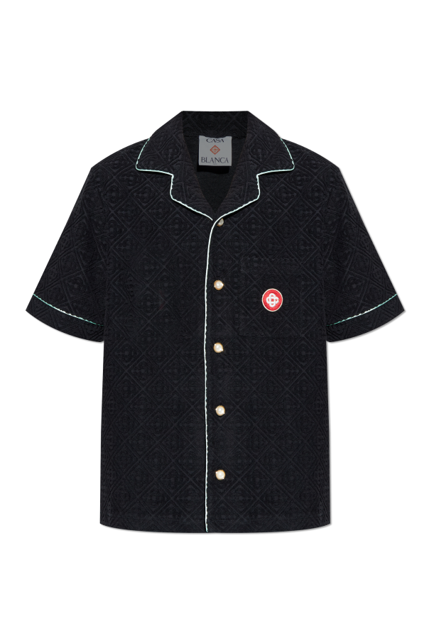 Black Shirt with logo Casablanca - Vitkac Canada